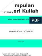 Lingkungan Database