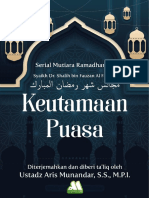 (Serial 7) Mutiara 3 Keutamaan Puasa - Ustadz Aris Munandar, S.S, M.P.I PDF