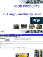 Tti Outdoor Products HK Xiangquan-Quality Issue: 2010 DPPM 2011 DPPM 2011 Target