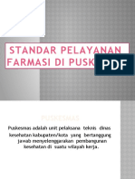 STANDAR PELAYANAN FARMASI PUSKESMAS