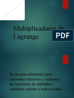 Multiplicadores de Lagrange