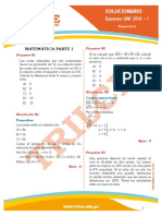 Solucionario Uni2014i Matematica PDF