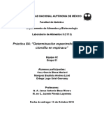 Determinación espectrofotométrica de clorofila en espinaca UNAM