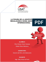 La Figura de La Adopción y Su Regulación A Nivel Nacional e Internacional