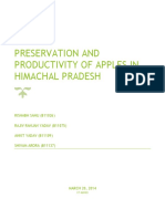 Preserving and Reducing Cost of Apples in Himachal Pradesh