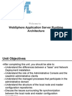 Websphere Application Server Runtime Architecture: Welcome To