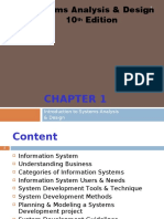 Systems Analysis & Design Chapter 1 Introduction