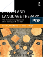 Speech and Language Therapy by Myra Kers PDF