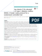 Intervention Using Vitamin D For Elevated Urinary Albumin in Type 2 Diabetes Mellitus (IDEAL-2 Study) : Study Protocol For A Randomised Controlled Trial