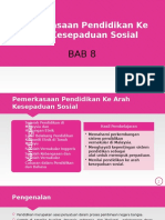 BAB 8 - Pemerkasaan Pendidikan Ke Arah Kesepaduan Sosial