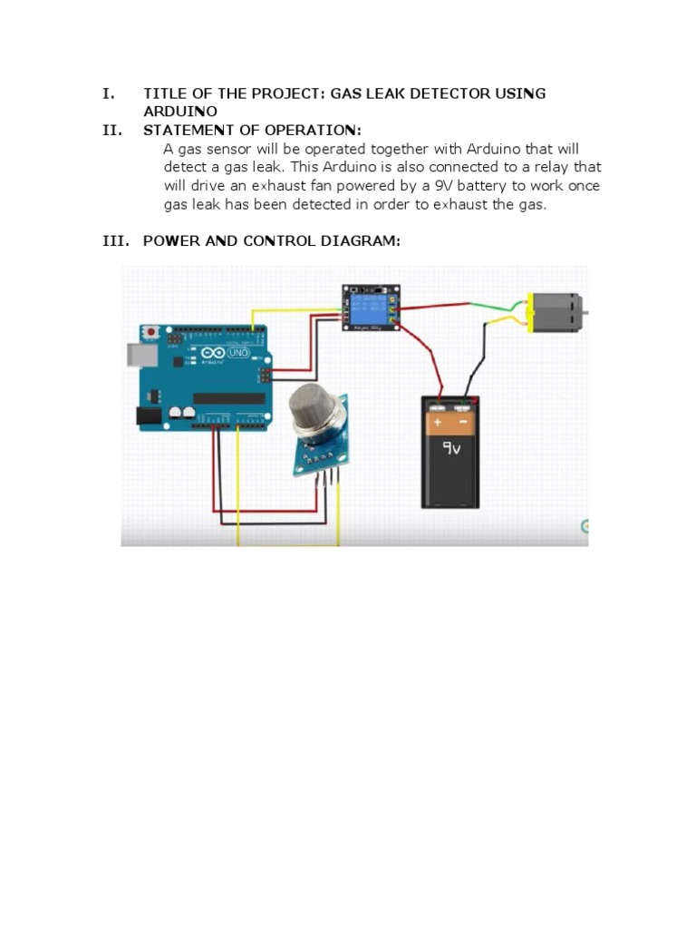 Arduino Gas Leak Detector Guide | PDF