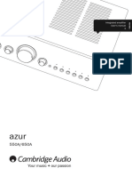 Azur 650A User Manual - English PDF