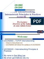 TCP/IP Internetworking, Internetwork Principles & Practices: UCCN 2003 UCCN 2243