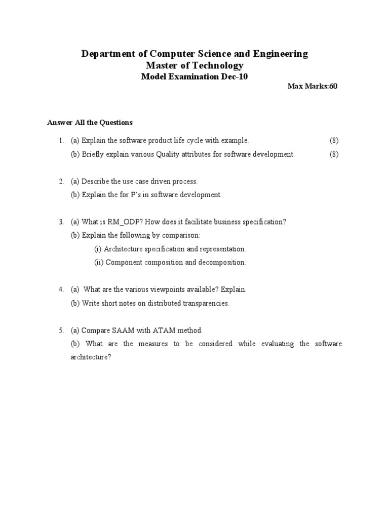 SA Model | PDF
