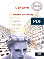 WEINBERG Liliana Pensar El Ensayo PDF