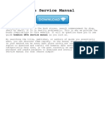 Komatsu D65e Service Manual PDF