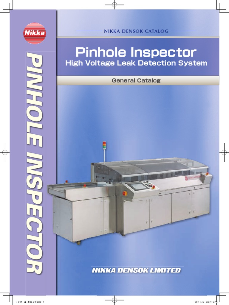 Pinhole Inspector High Voltage Leak Detection System Download Free