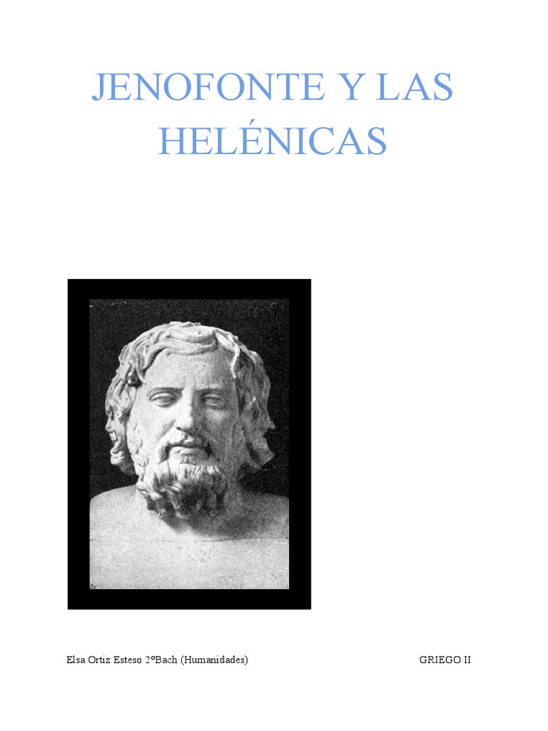 Jenofonte y Las Helénicas | PDF | Esparta | Guerra del Peloponeso