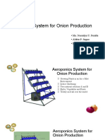 Aeroponics System For Onion Production: - Ma. Nessalyn U. Peralta - Aldrin P. Sagao - Lherisse Joy B. Valdez