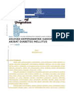 Asuhan Keperawatan Gangren Akibat Diabetes Mellitus