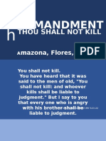 Fift H: Commandment