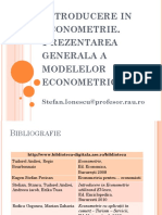 Econometrie PDF