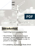 Dental Implant-Complications