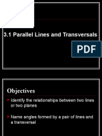 3.1 Parallel Lines and Transversals