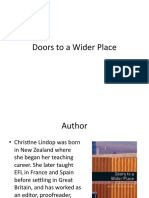 Doors To A Wider Place