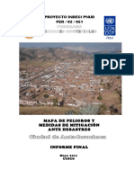 4327 - Mapa de Peligros y Medidas de Mitigacion Ante Desastres de La Ciudad de Anta Izcuchaca PDF