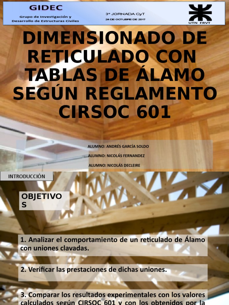 Dimensionado de Reticulados de Madera | PDF | Sectores Economicos ...