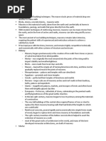 Module 4 - Masonry Material