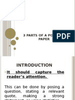 3 Parts of A Position Paper