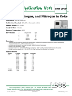 Organic Application Note: Carbon, Hydrogen, and Nitrogen in Coke