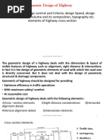 Highway Curves Note