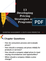 13 Developing Pricing Strategies and Programs