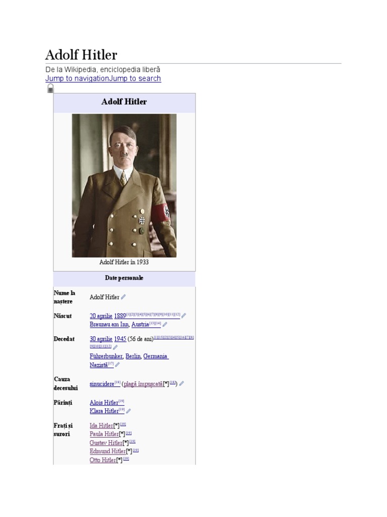 Adolf Hitler | PDF