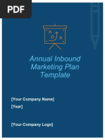 Annual Inbound Marketing Plan Template: (Your Company Name) (Year)