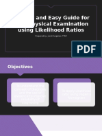 A Quick and Easy Guide For MSK Physical Examination Using Likelihood Ratios