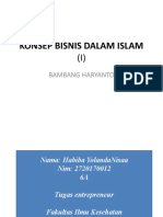 Revisi KONSEP BISNIS DALAM ISLAM Tola