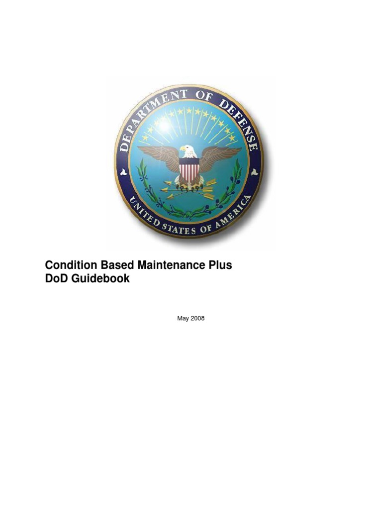 Condition Based Maintenance Plus (CBM+) Guidebook PDF | PDF ...