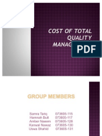 Cost of Total Quality