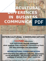 Intercultural Differences in Business Communication