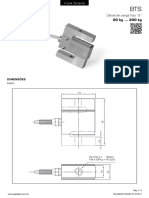 Célula de Carga - BTS - 20... 200kg - Ficha Técnica