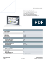 Product Data Sheet 6AV2124-0MC01-0AX0: Display