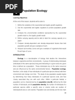Lesson 3 - Population Ecology