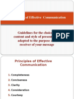 Principles of Effective Communication