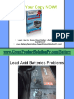 Lead Acid Problems