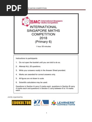 P6 Ismc 18 W Answers Pdf Speed Numbers