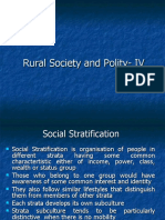 Rural Society and Polity - Lecture IV